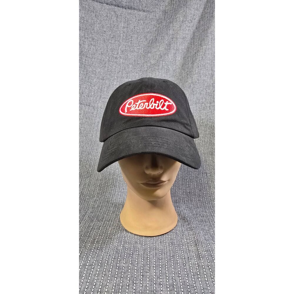 Peterbilt Motors unstructured basic black cap